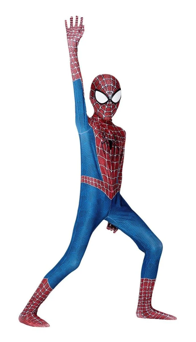 Sam Raimi Peter Parker Spider Man Suit Costume For Boys and Adults - Image 5
