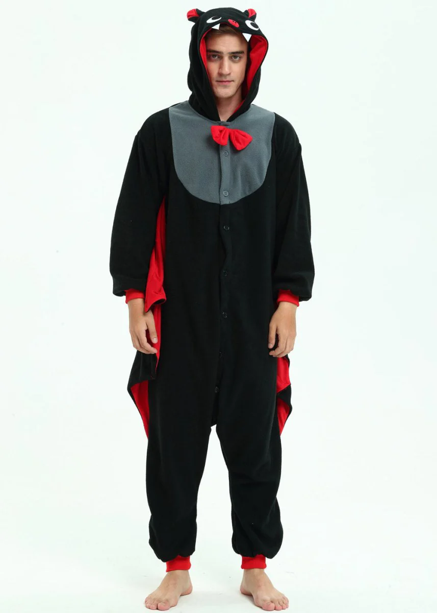 Bat Onesie Kigurumi Costume For Adults Men Women and Teenagers - Image 2
