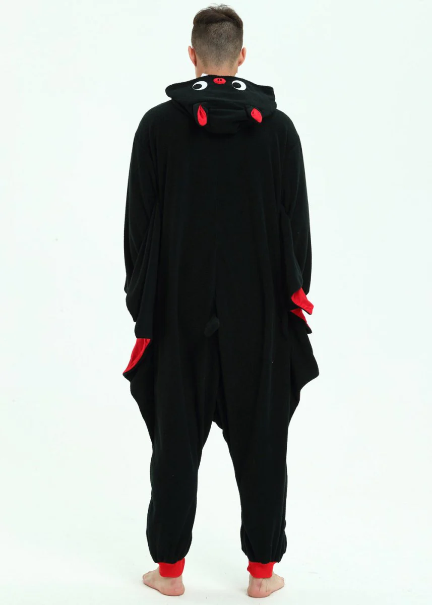Bat Onesie Kigurumi Costume For Adults Men Women and Teenagers - Image 3