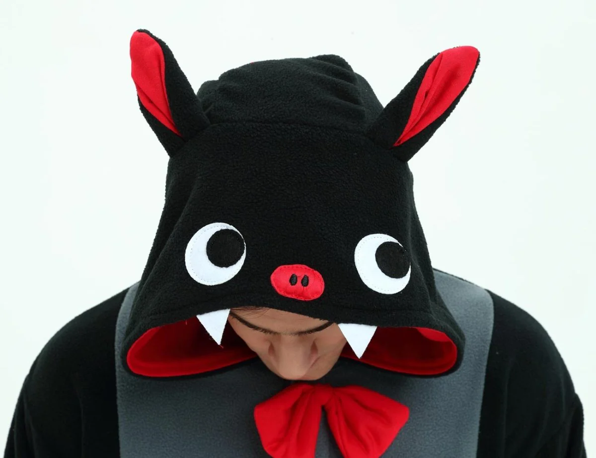 Bat Onesie Kigurumi Costume For Adults Men Women and Teenagers - Image 4