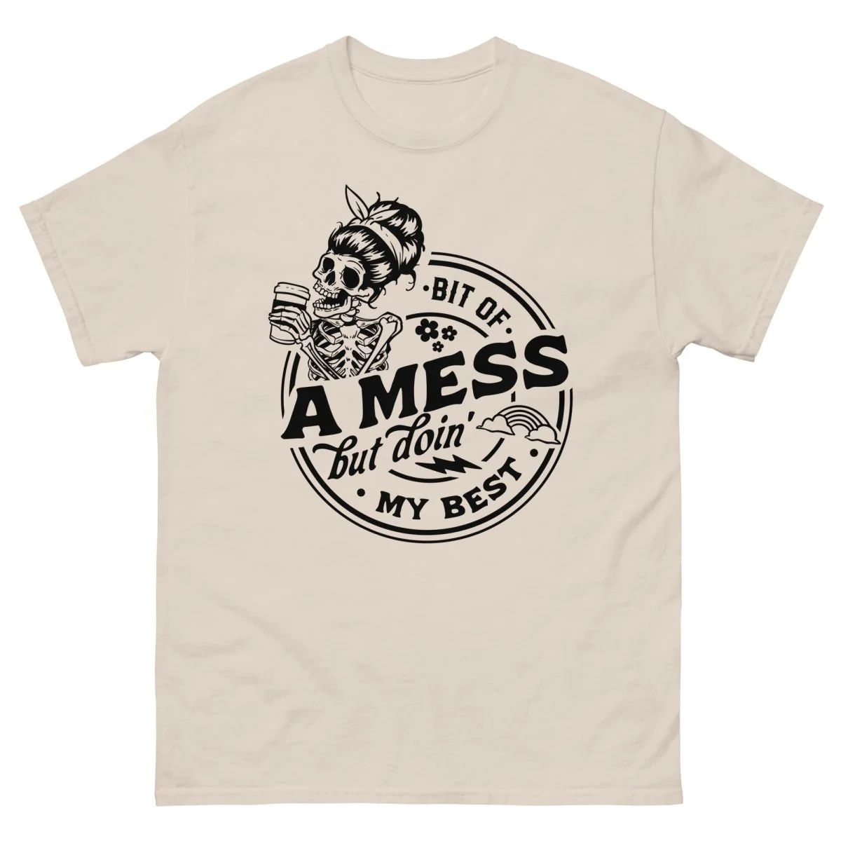 Bit of a Mess But Doing My Best, Halloween T Shirts for Moms - Image 12