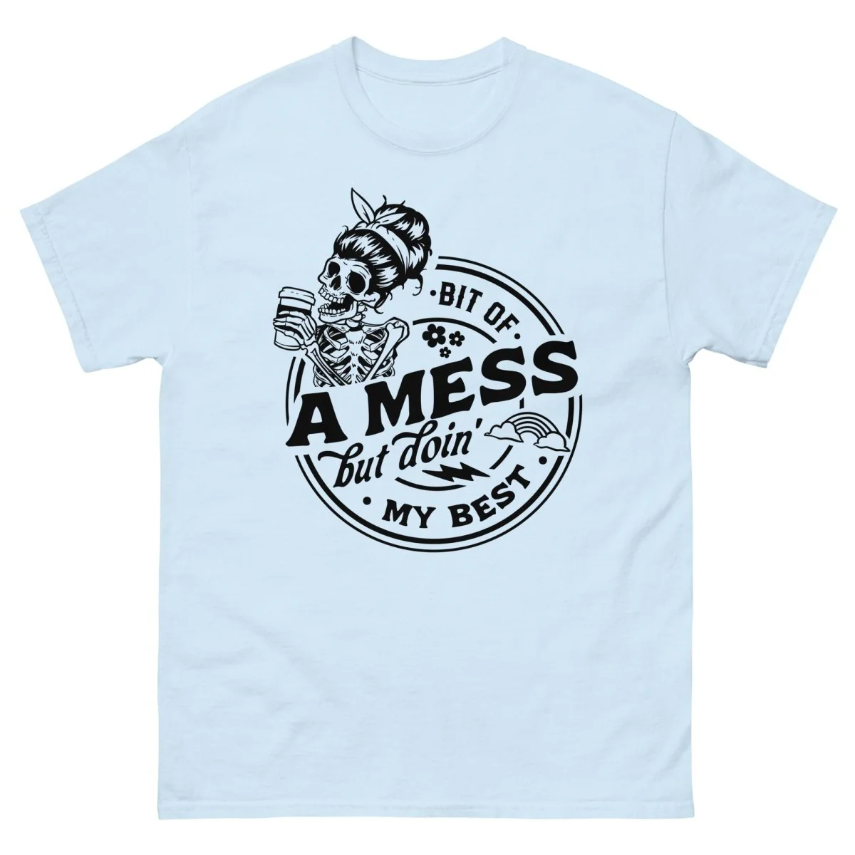 Bit of a Mess But Doing My Best, Halloween T Shirts for Moms - Image 13