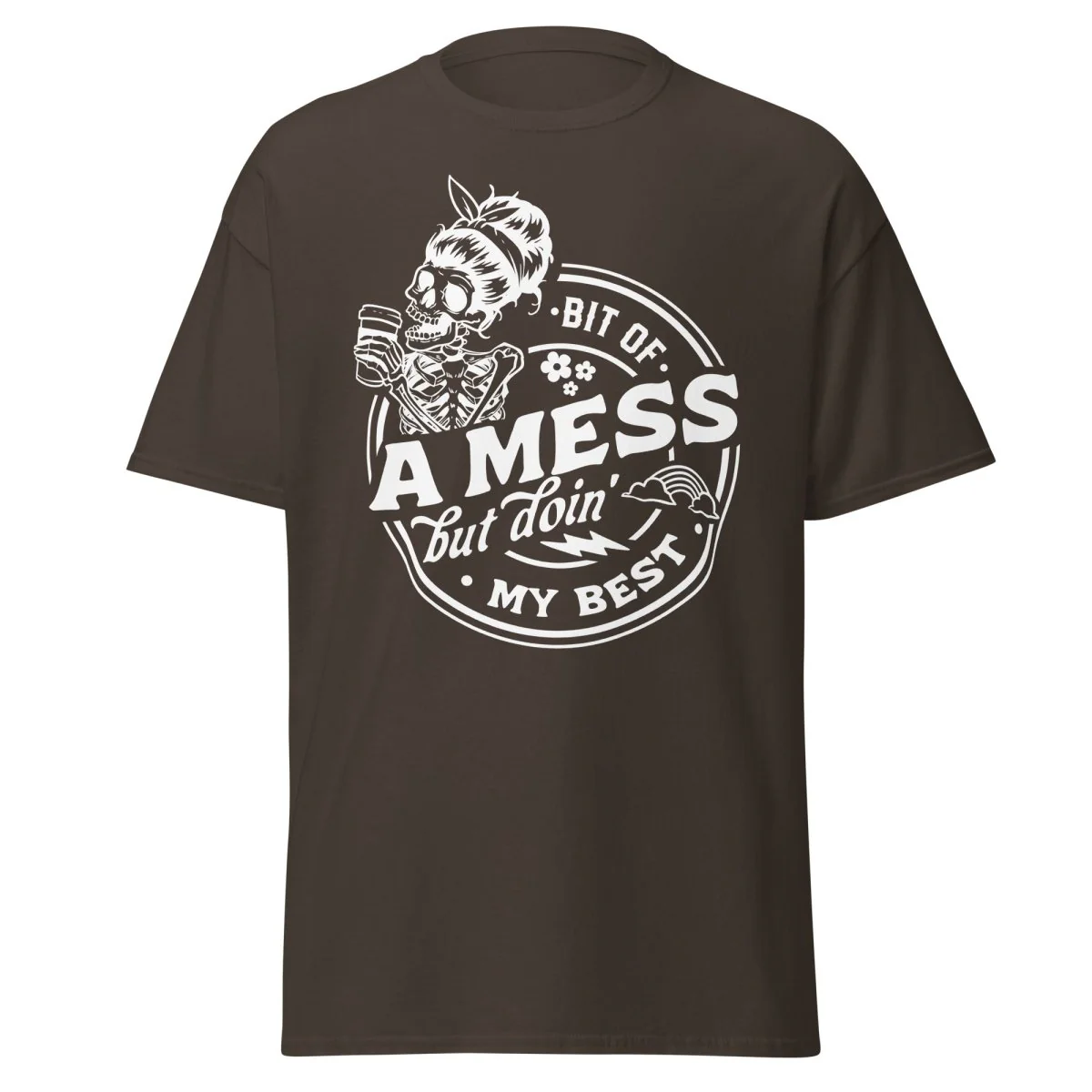 Bit of a Mess But Doing My Best, Halloween T Shirts for Moms - Image 14
