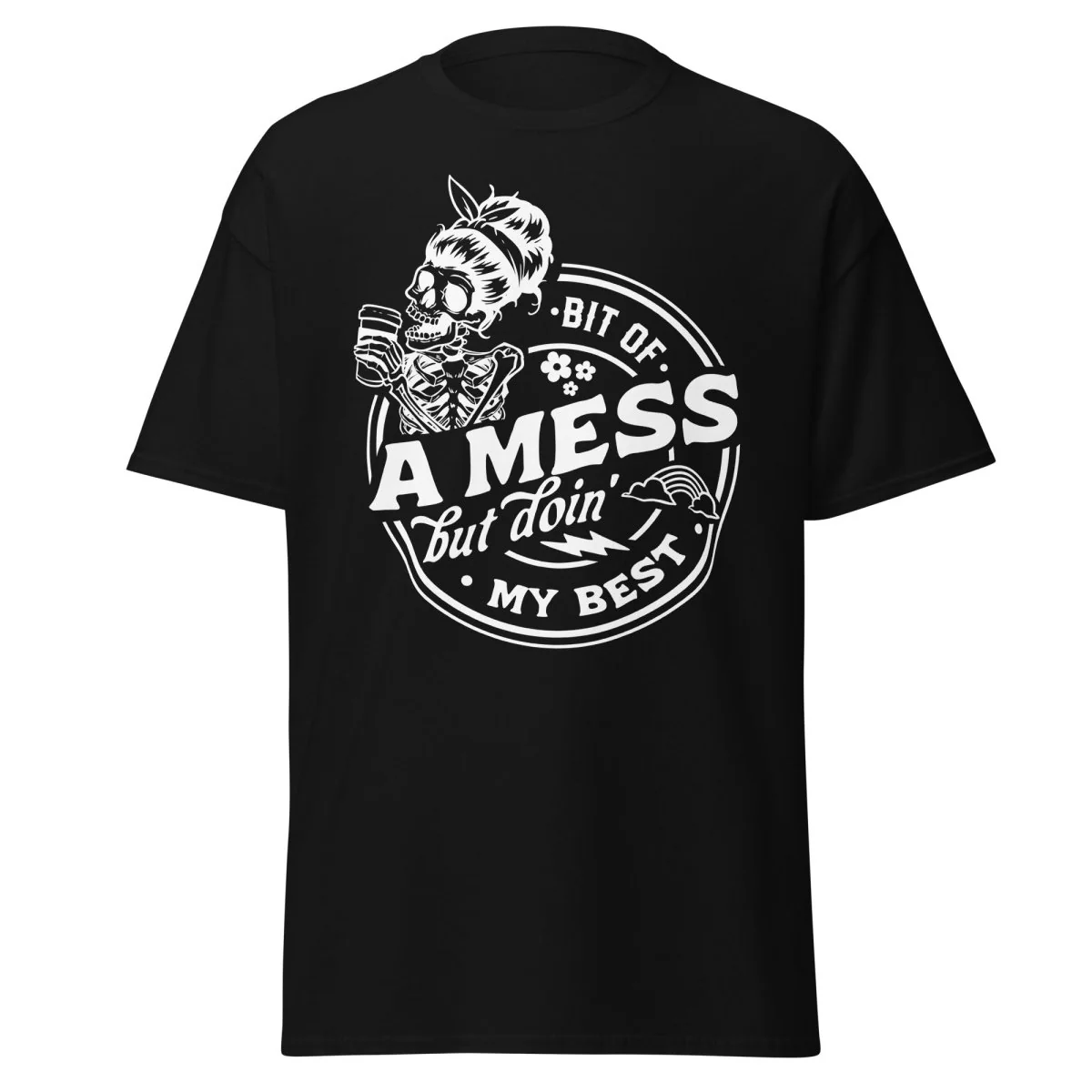 Bit of a Mess But Doing My Best, Halloween T Shirts for Moms - Image 15