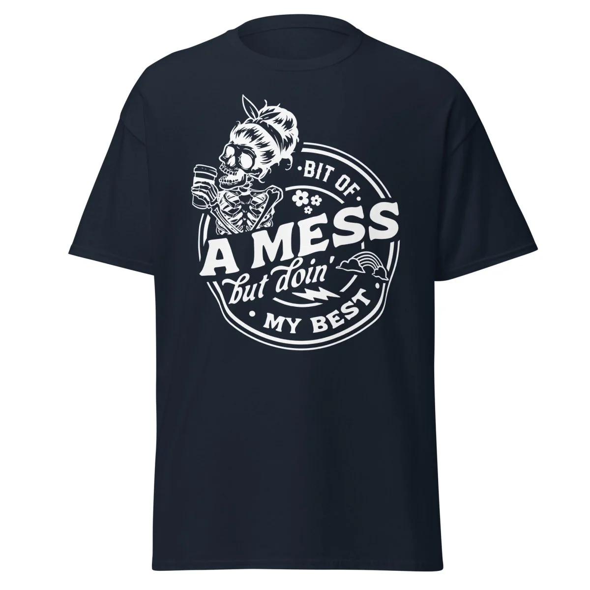 Bit of a Mess But Doing My Best, Halloween T Shirts for Moms - Image 16