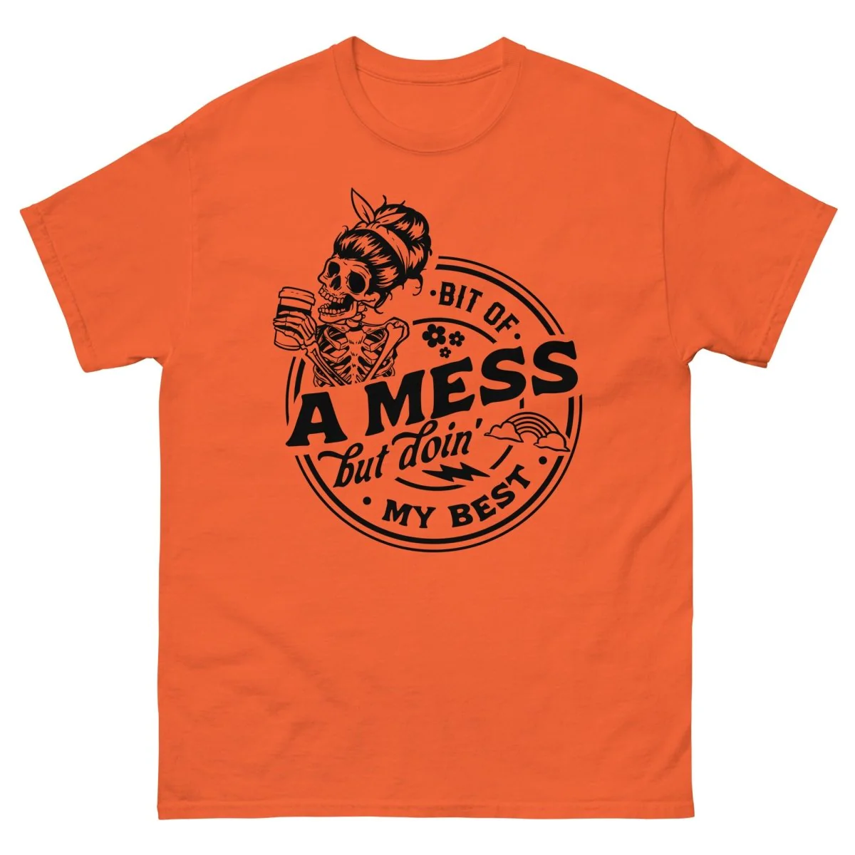 Bit of a Mess But Doing My Best, Halloween T Shirts for Moms - Image 8