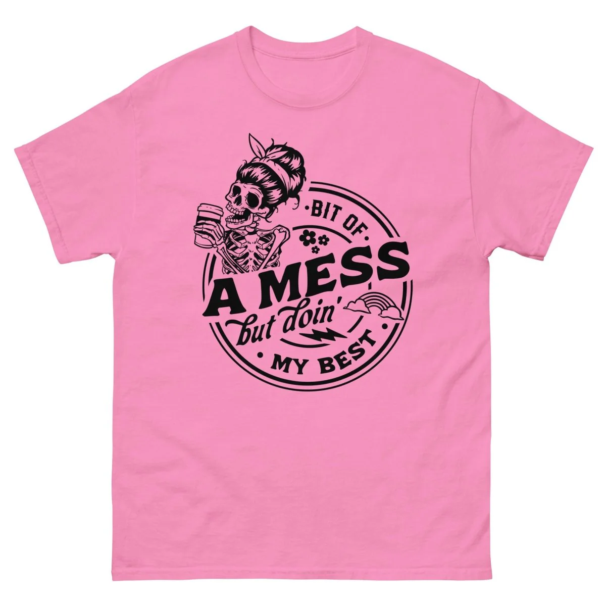 Bit of a Mess But Doing My Best, Halloween T Shirts for Moms - Image 9