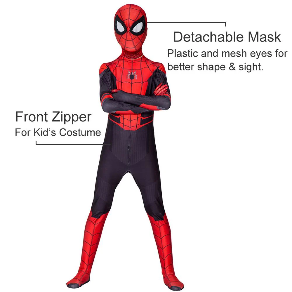Boy's & Men's Spider-Man Far From Home Suit Costume - Image 3