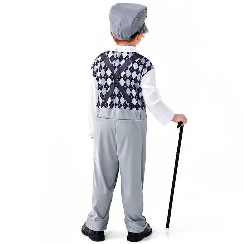 Boys' Old Man Costume, Grandpa Costume - Image 3