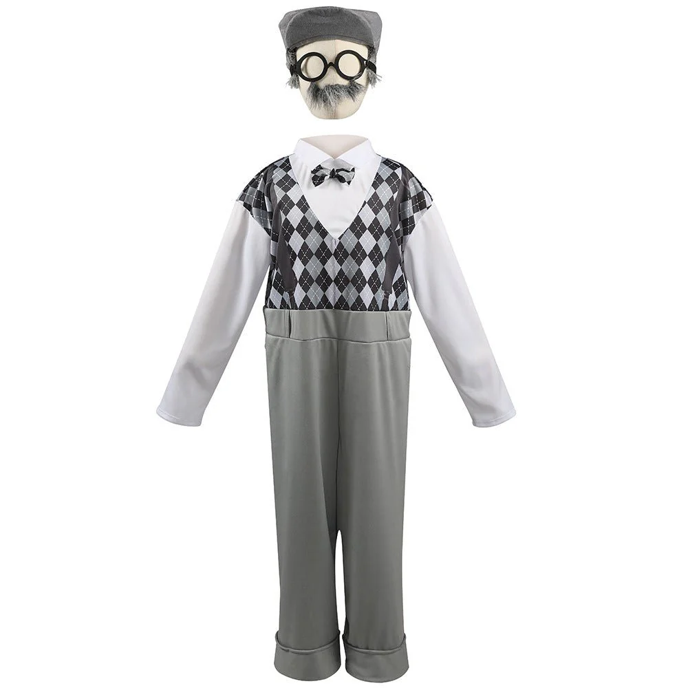 Boys' Old Man Costume, Grandpa Costume - Image 4
