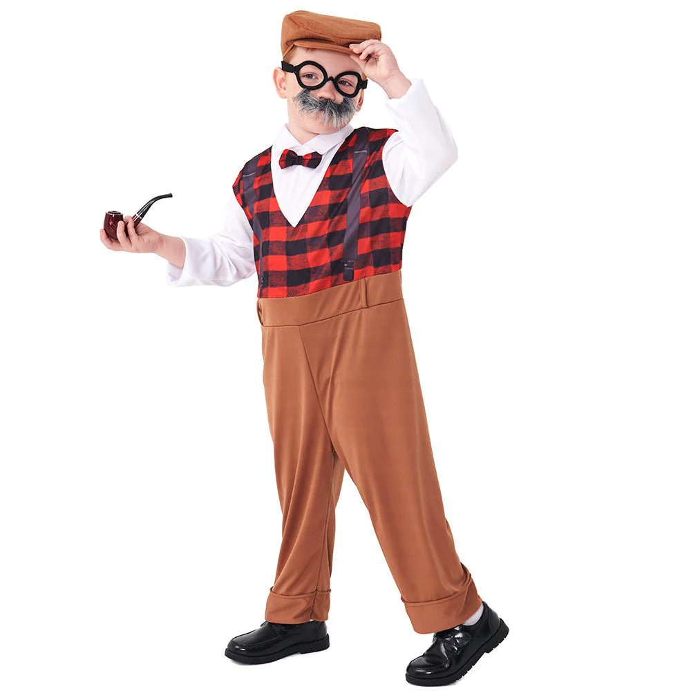 Boys' Old Man Costume, Grandpa Costume - Image 5