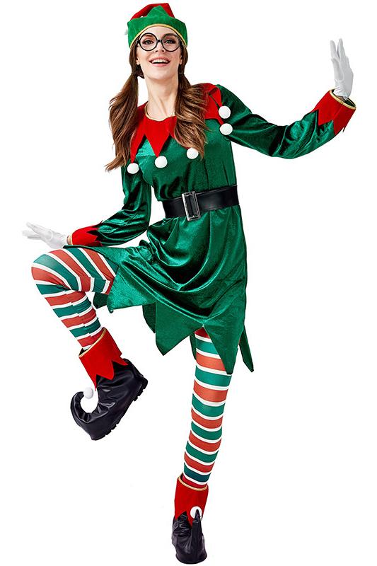 Christmas Elf Costume For Adult Women - Image 2