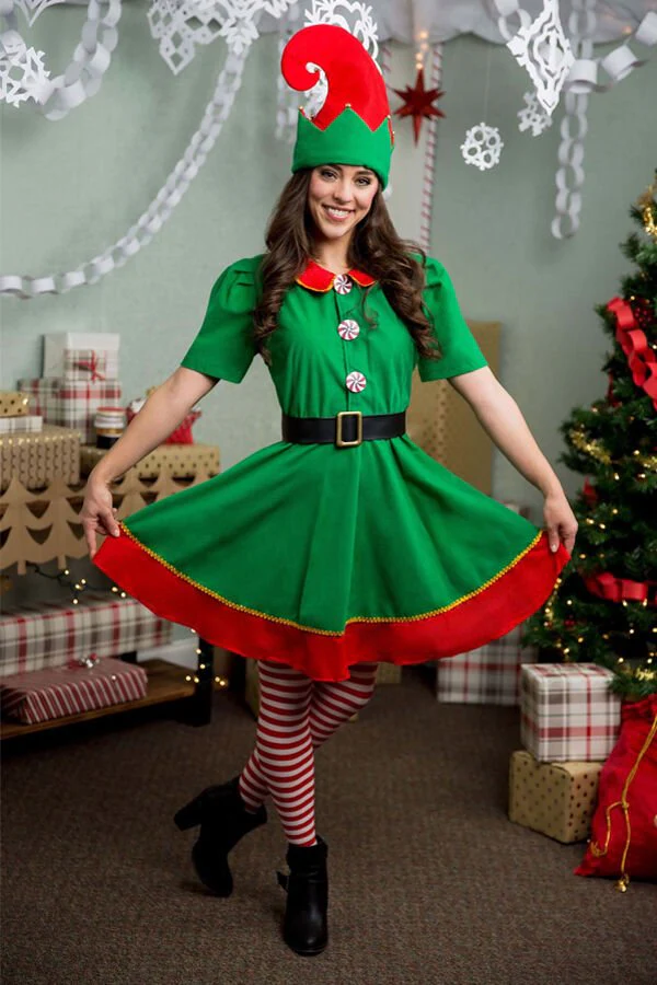 Christmas Holiday Elf Costume For Women and Girls - Image 4