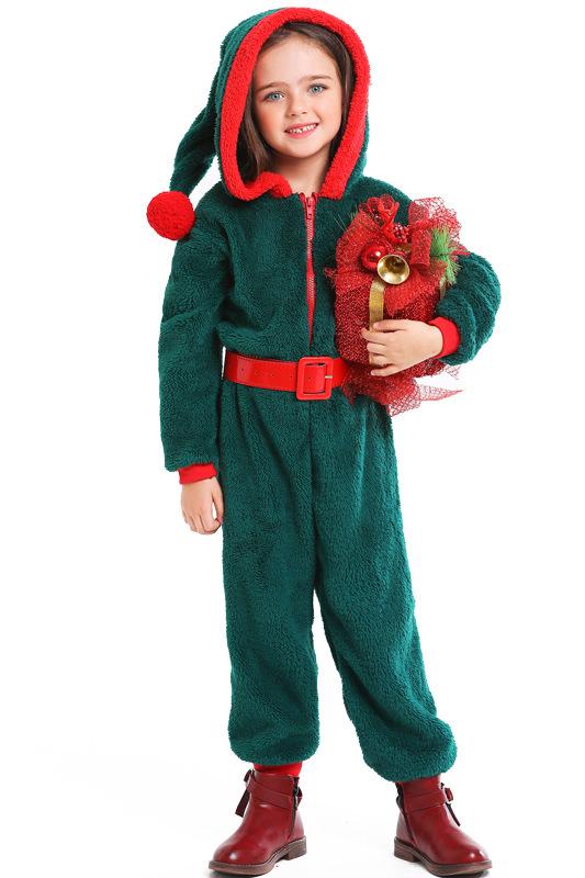 Christmas Onesie Costume For Adults- Green - Image 2