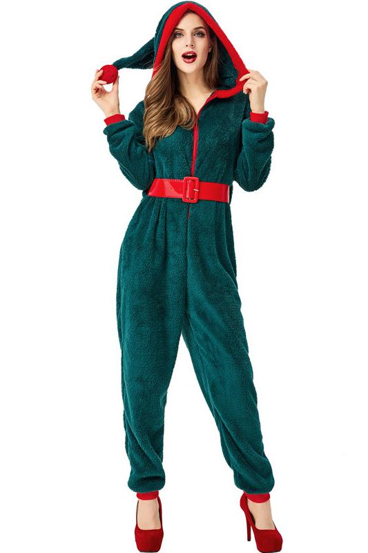 Christmas Onesie Costume For Kids- Green - Image 3