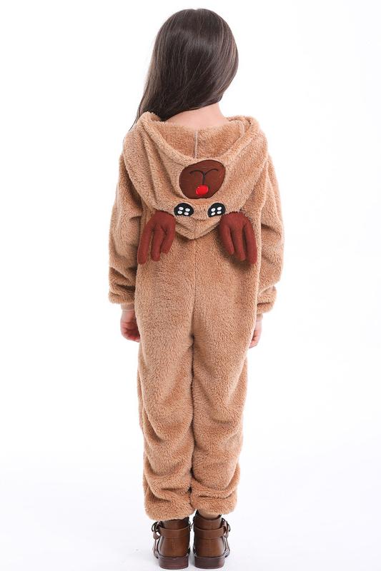 Christmas Reindeer Onesie Costume For Kids - Image 4
