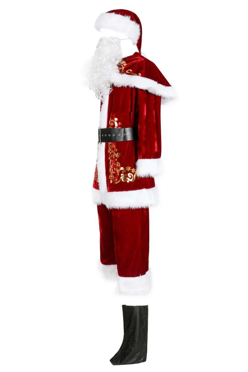 Christmas Santa Claus Costume for Adults - Image 3