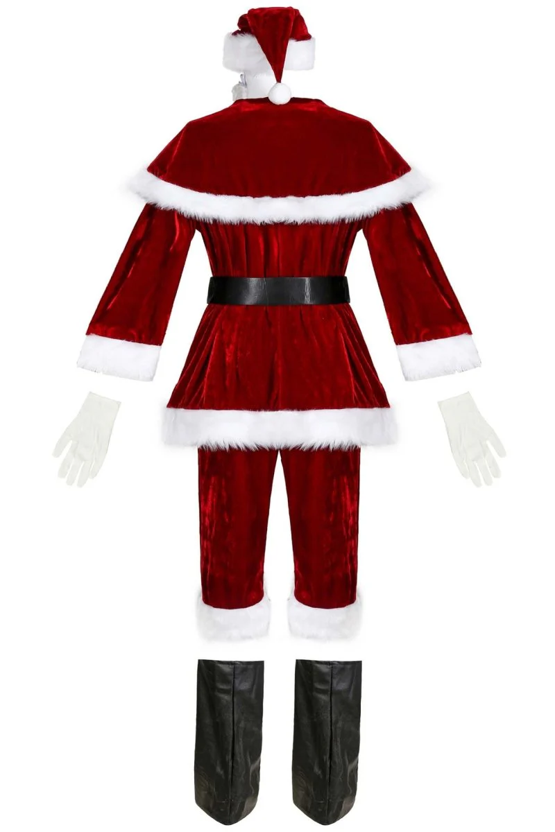 Christmas Santa Claus Costume for Adults - Image 4