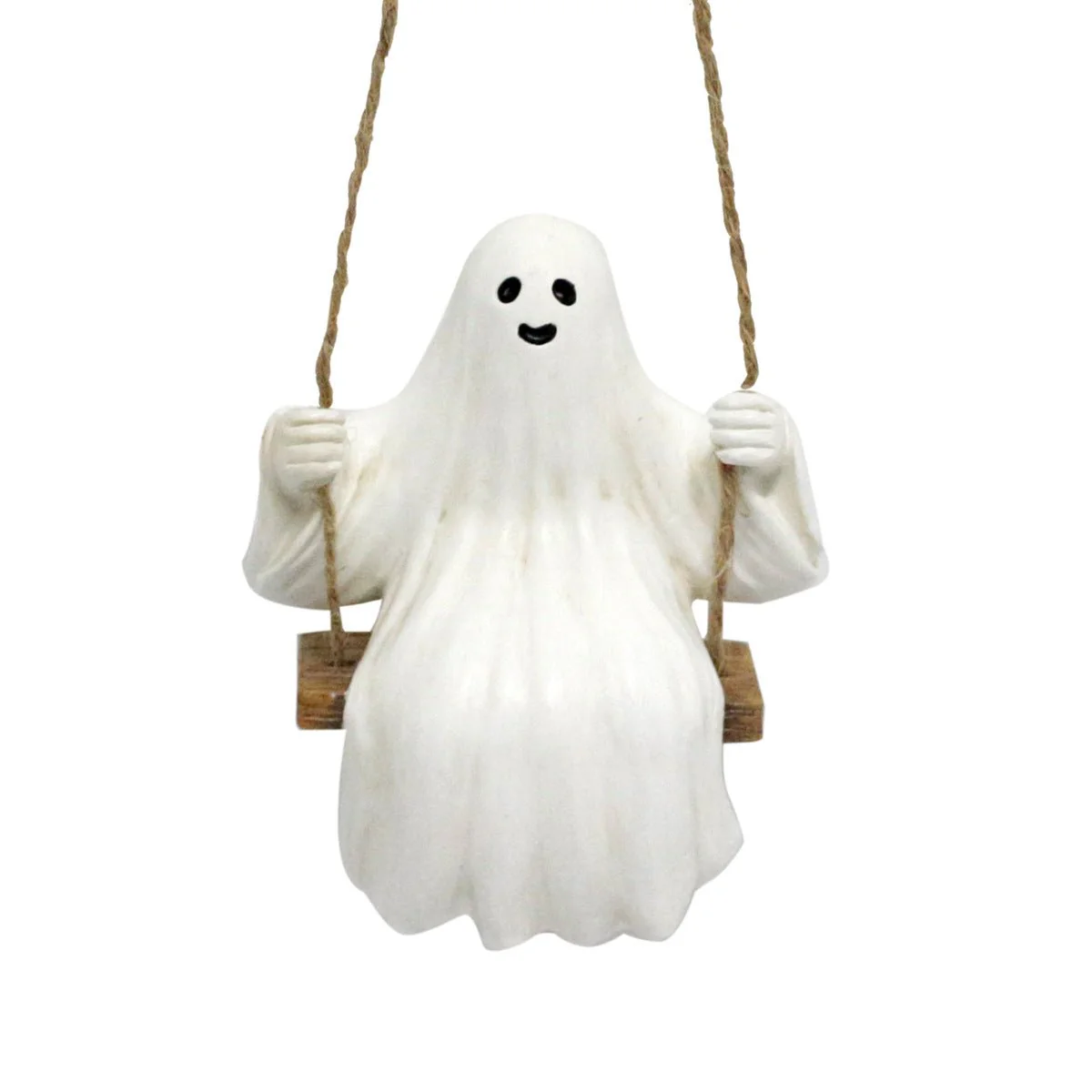 Cute Ghost on Swing Halloween Decoration - Image 5