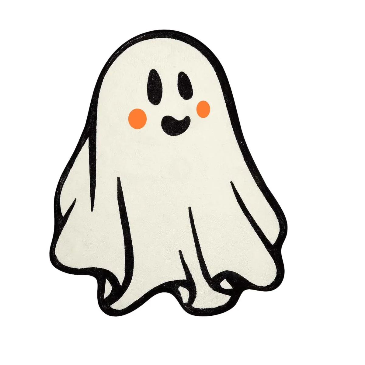 Cute Ghosts Rug Halloween Decoration - Image 2