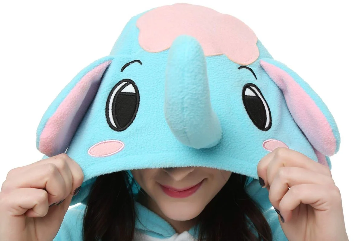 Elephant Onesie Kigurumi Costume For Adults And Teenagers - Image 3