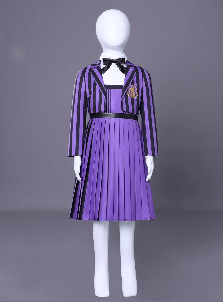 Enid Sinclair Costume Nevermore Academy Purple Uniform - Image 5