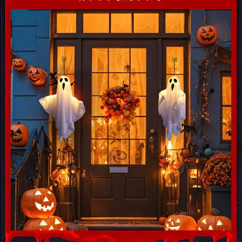 Ghost Lights Halloween Decoration, 3pcs - Image 5