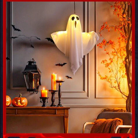 Ghost Lights Halloween Decoration, 3pcs - Image 6