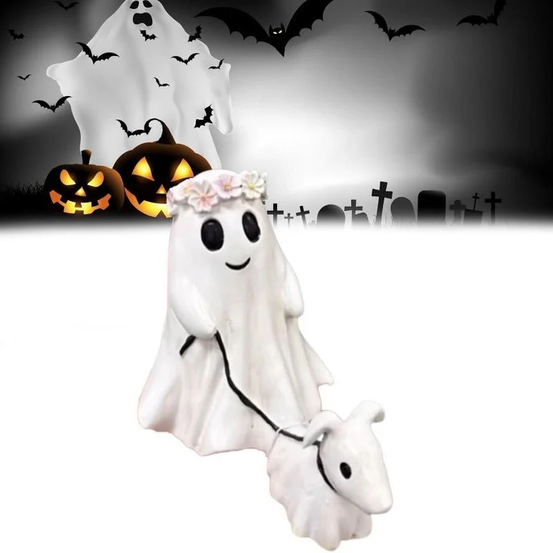 Ghost Walking Dog Halloween Decoration - Image 2