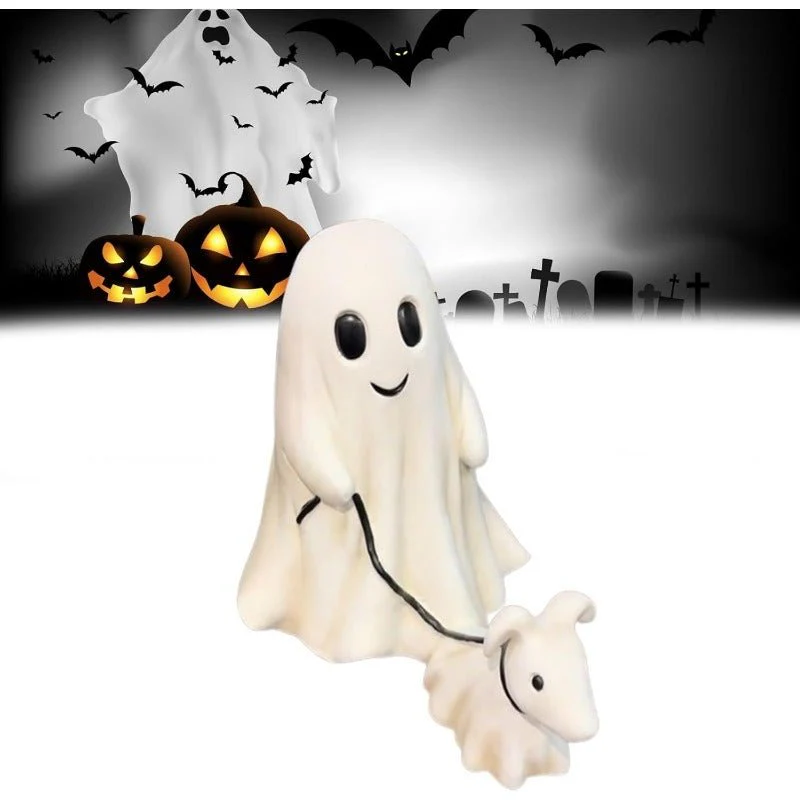 Ghost Walking Dog Halloween Decoration - Image 3