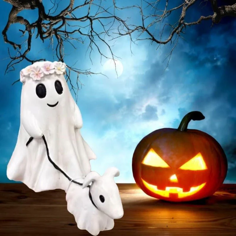 Ghost Walking Dog Halloween Decoration - Image 4