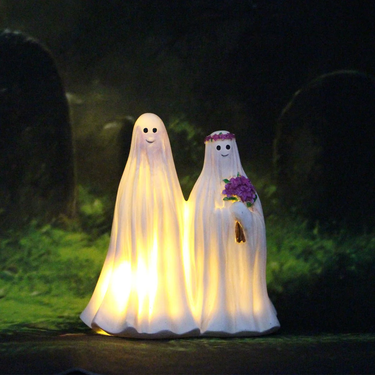 Ghost Wedding Decoration with LED Lights - Image 3