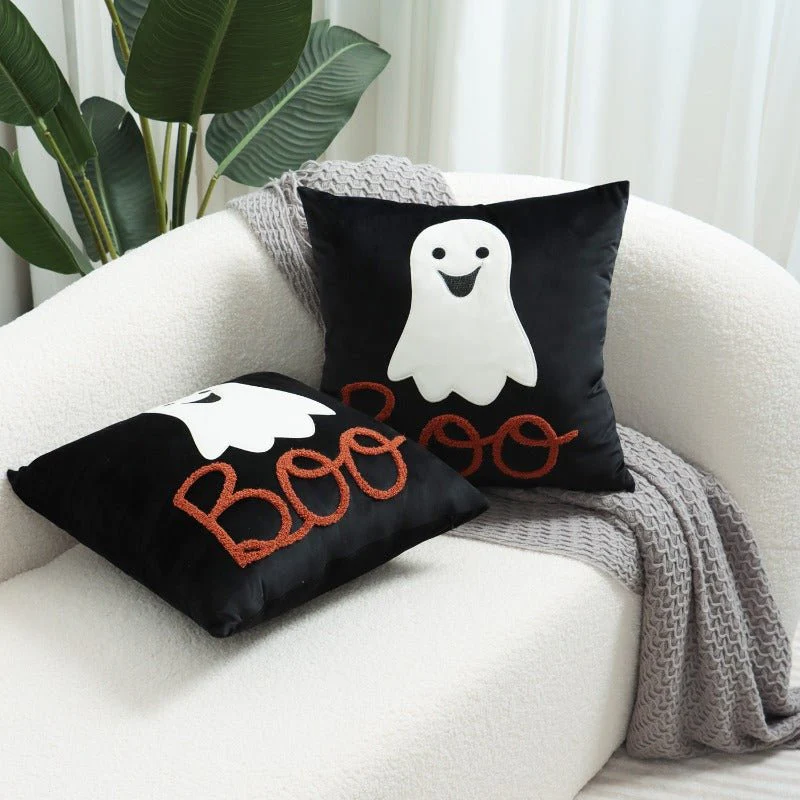 Halloween Boo Cushion Covers, 2pcs - Image 3