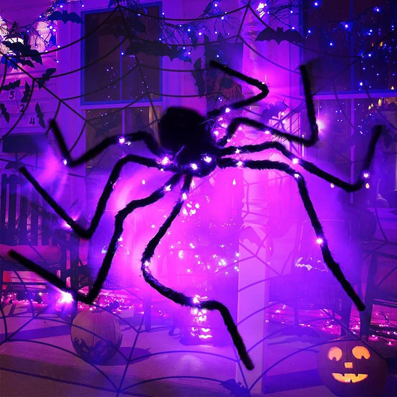 Huge Spider Decoration with Lights - Image 3