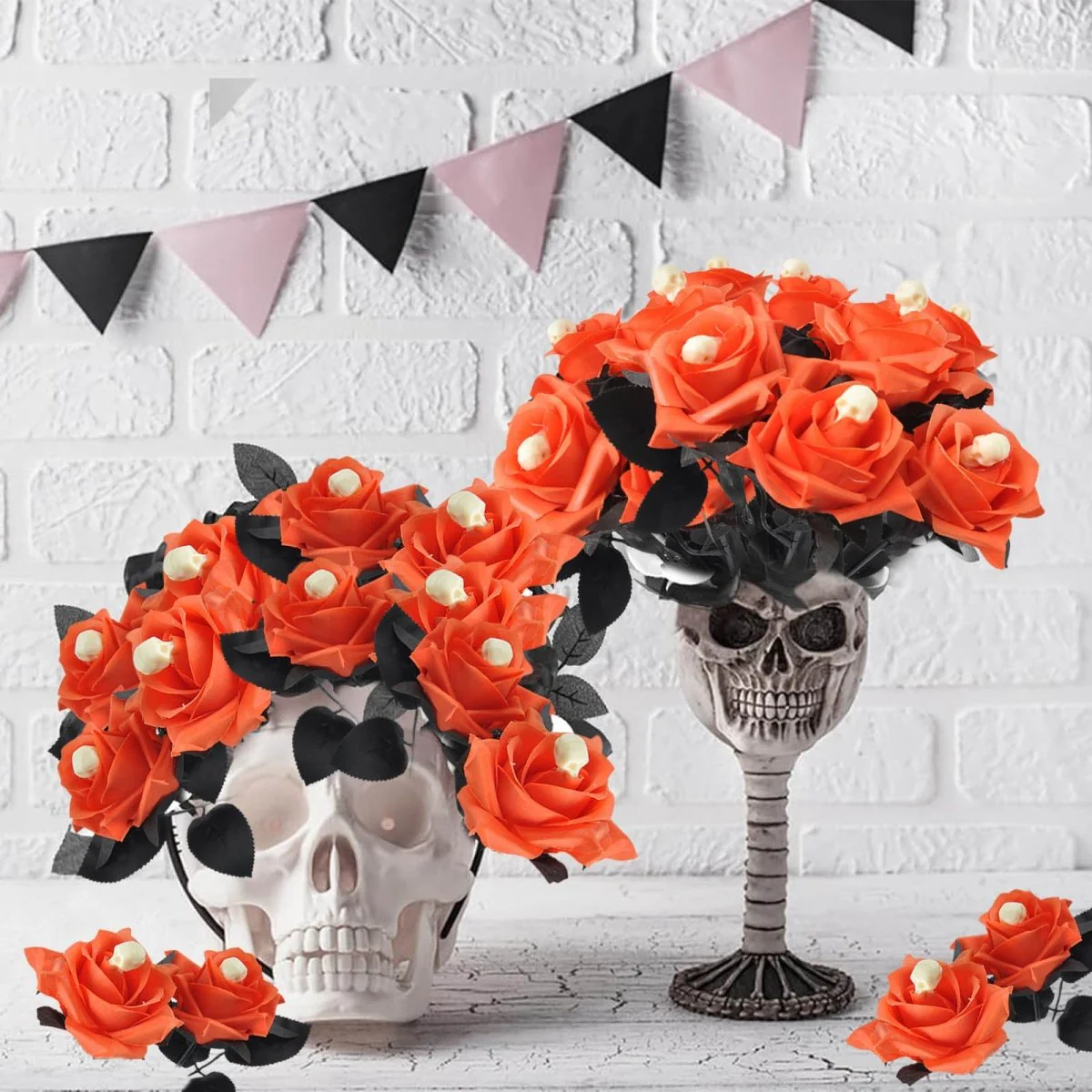 Halloween Eyeball Rose Bouquet - Image 3