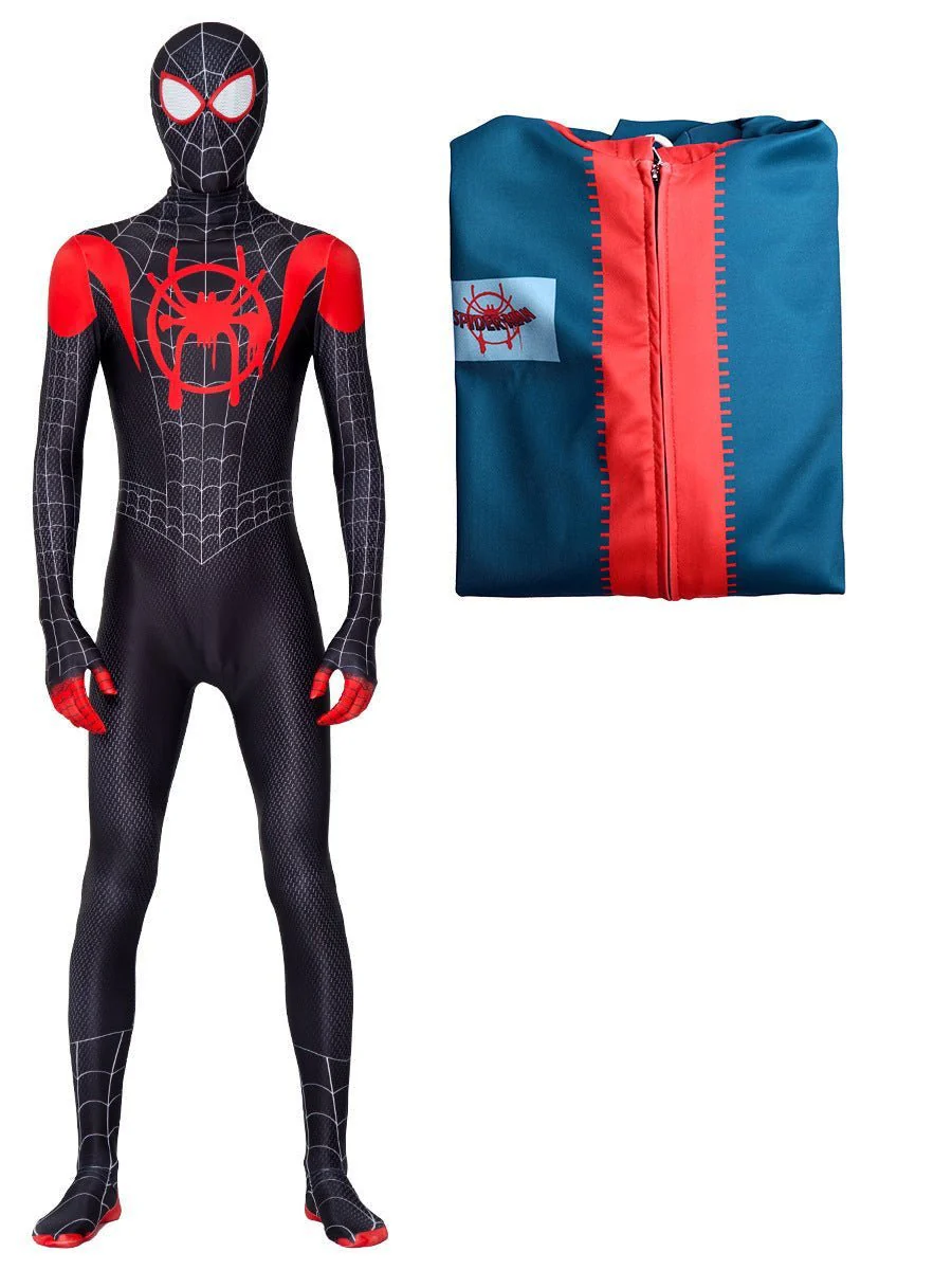 Miles Morales Costume – Black Spider-Man Costume with Mask - Image 10