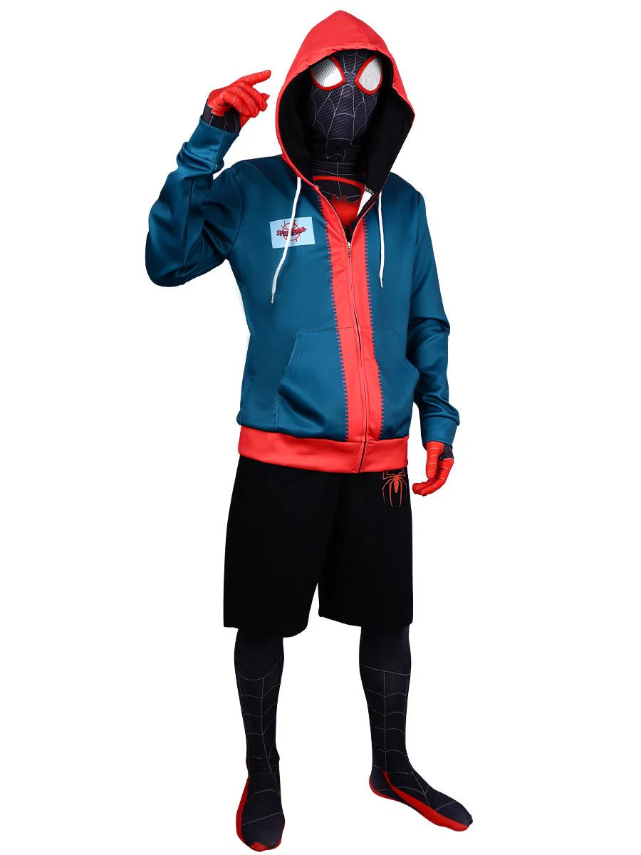 Miles Morales Costume – Black Spider-Man Costume with Mask - Image 6