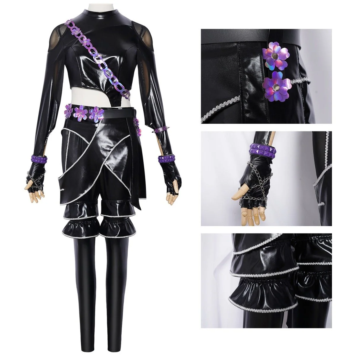 KPDH Zoey Battle Costume Black Outfit. Realistic Version. - Image 4