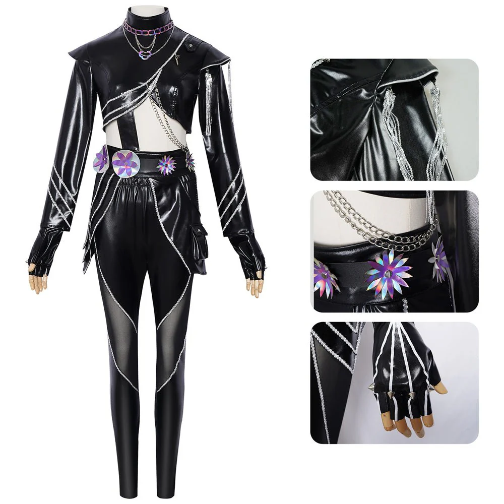 KPDH Rumi Battle Costume Black Outfit. Realistic Version. - Image 4