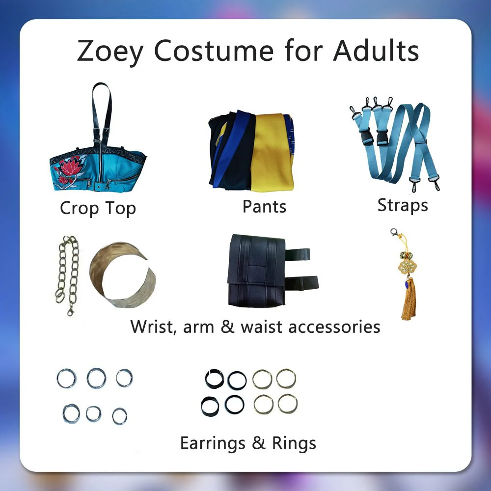 Zoey Costume for Kids & Adults. Realistic Version. - Image 10