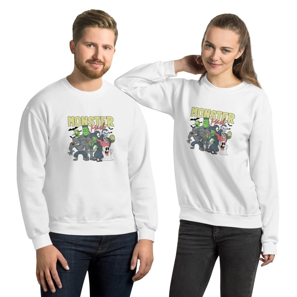 Monster Mash Halloween Sweatshirt, Unisex - Image 4