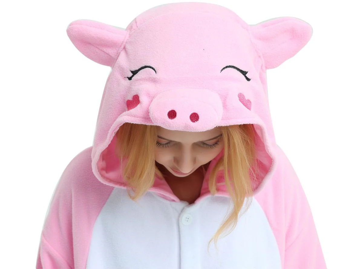 Pink Pig Onesie For Adults and Teenagers - Image 2