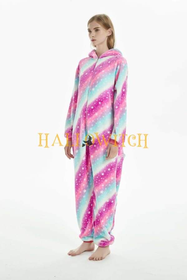 Rainbow Star Unicorn Onesie Costume For Adults And Teenagers - Image 5