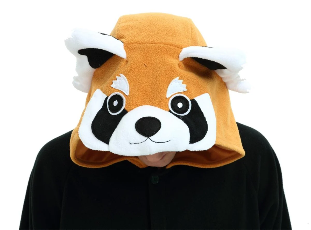 Red Panda Raccoon Onesie Kigurumi Costume For Adults and Teenagers - Image 3