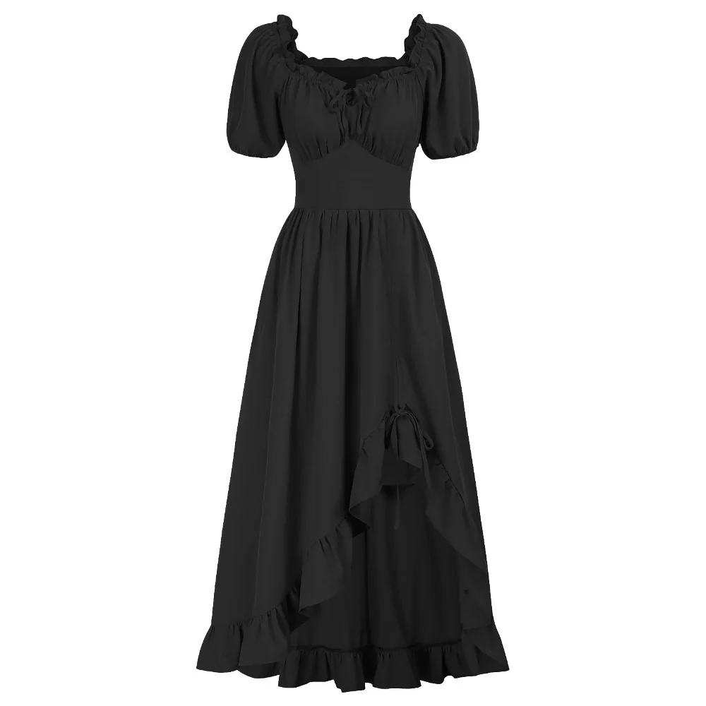 Renaissance Dress - Adjustable Side-Pull Medieval Costume - Image 5