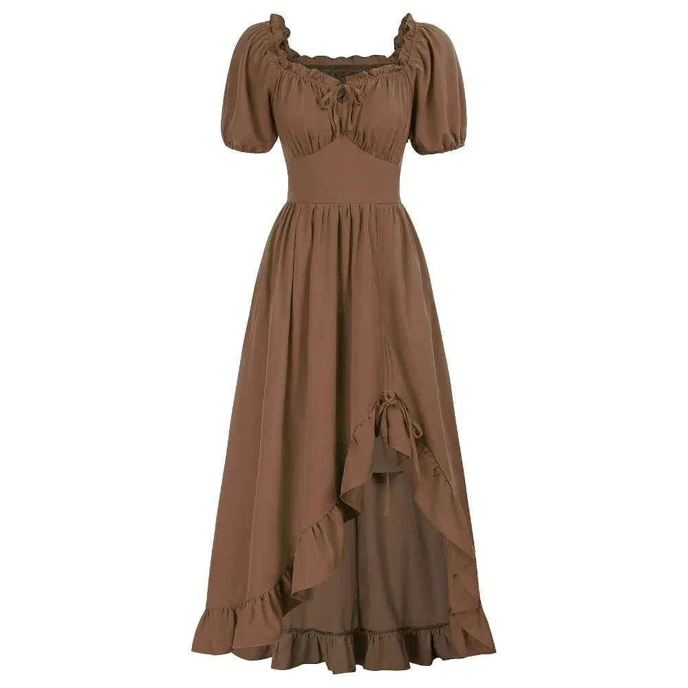 Renaissance Dress - Adjustable Side-Pull Medieval Costume - Image 7