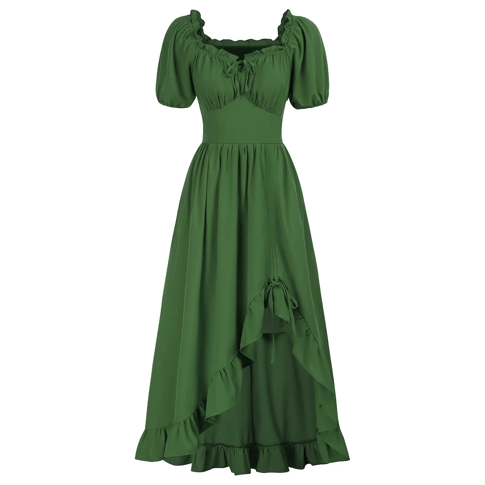 Renaissance Dress - Adjustable Side-Pull Medieval Costume - Image 8