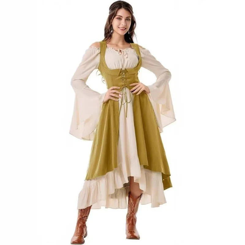 Renaissance Medieval Dress 2-Piece Set - Image 3