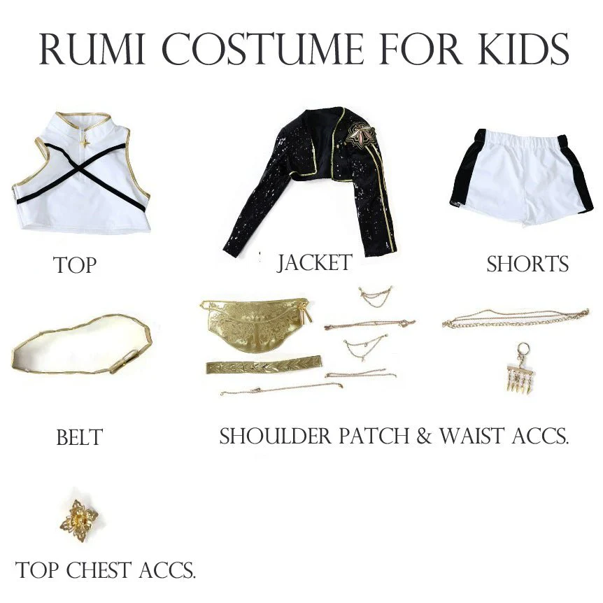 Rumi Black Costume. Realistic Version - Image 5