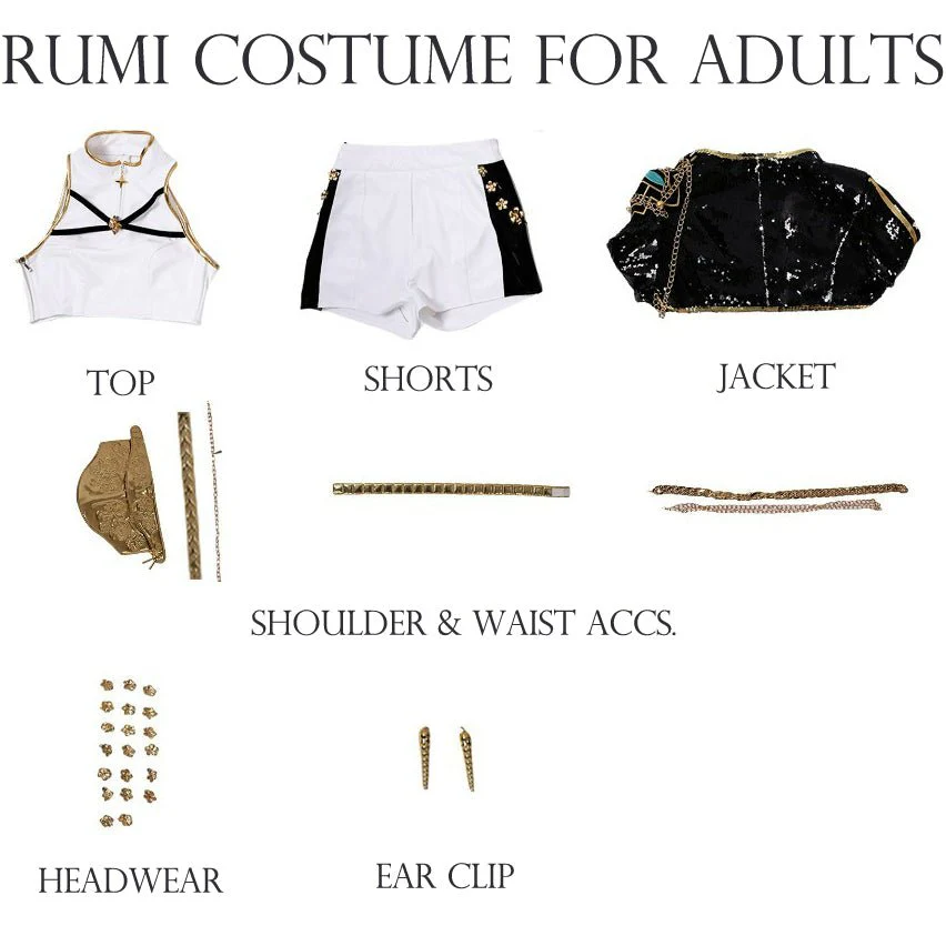 Rumi Black Costume. Realistic Version - Image 6